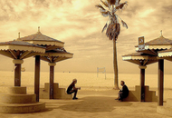 A Sepia Day in Venice Beach, CA